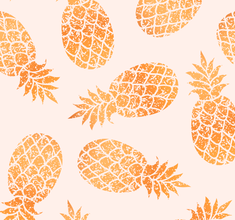 建筑墙纸 热带水果图案 - TenStickers