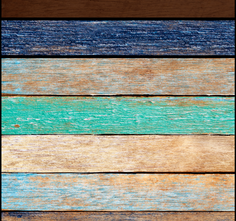 墙纸木质 质朴的木板设计 - TenStickers