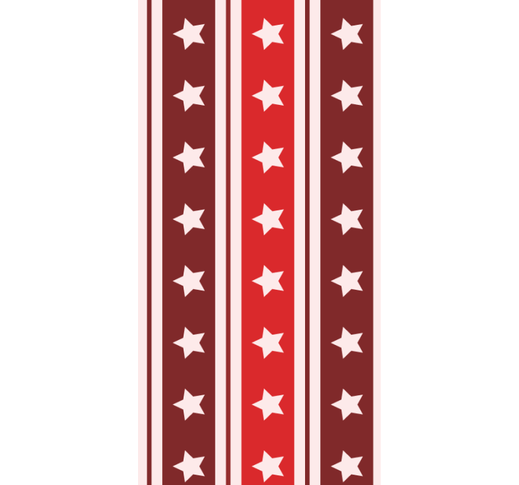 竖条纹墙纸 条纹星空图案 - TenStickers