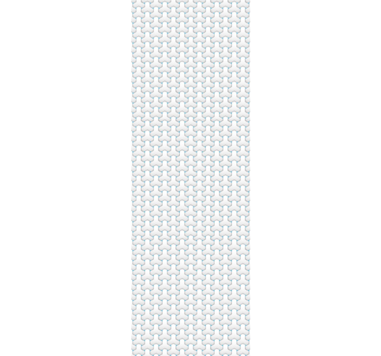 走廊墙纸 几何细节 - TenStickers