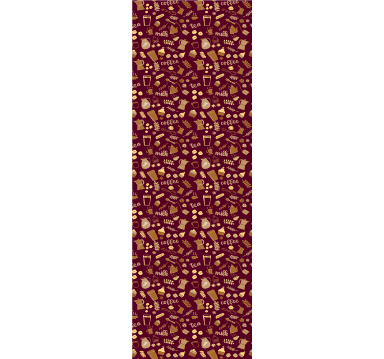 建筑墙纸 饮料图案 - TenStickers