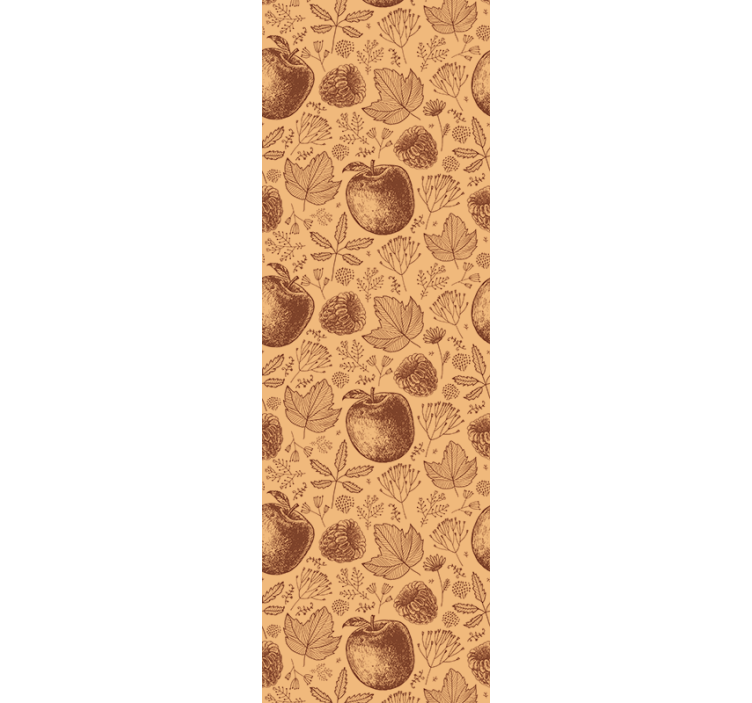 墙纸性能 秋天树叶图案 - TenStickers