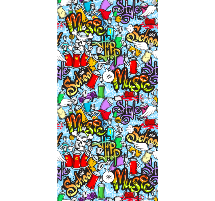 艺术墙纸 涂鸦元素 - TenStickers