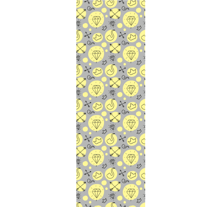 艺术墙纸 涂鸦符号混合 - TenStickers