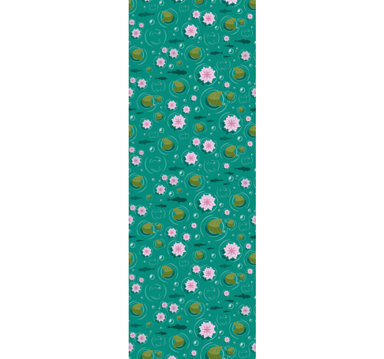 墙纸性能 水生花 - TenStickers