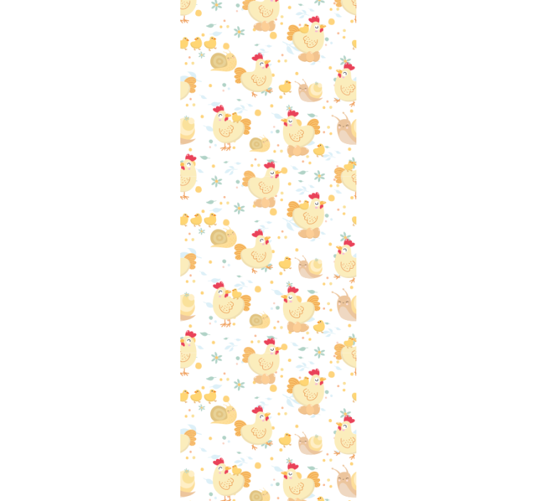 动物墙纸 迷人的鸡 - TenStickers