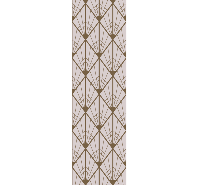 几何墙纸 几何扇形设计 - TenStickers