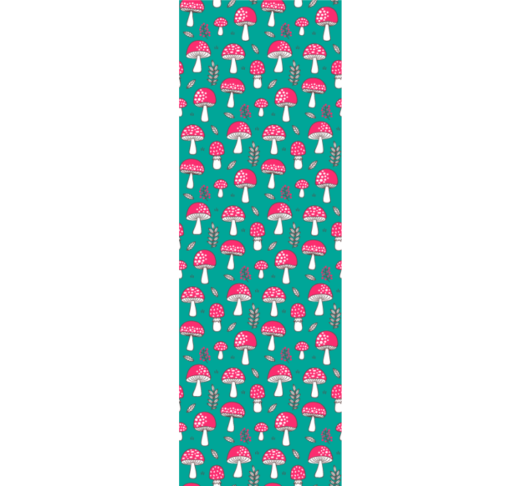 墙纸性能 森林真菌模式 - TenStickers