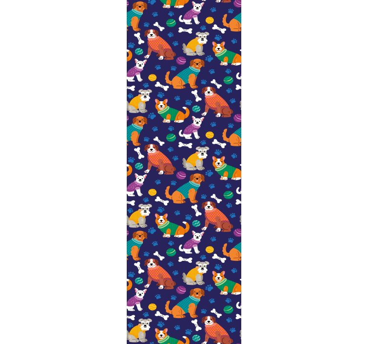 动物壁纸 俏皮的宠物图案 - TenStickers