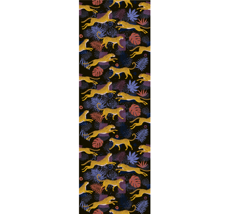 动物墙纸 丛林动物马赛克 - TenStickers