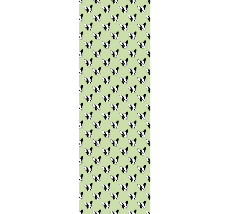 墙纸狗 犬的轮廓图案 - TenStickers