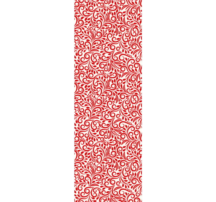 墙纸花卉 装饰漩涡 - TenStickers