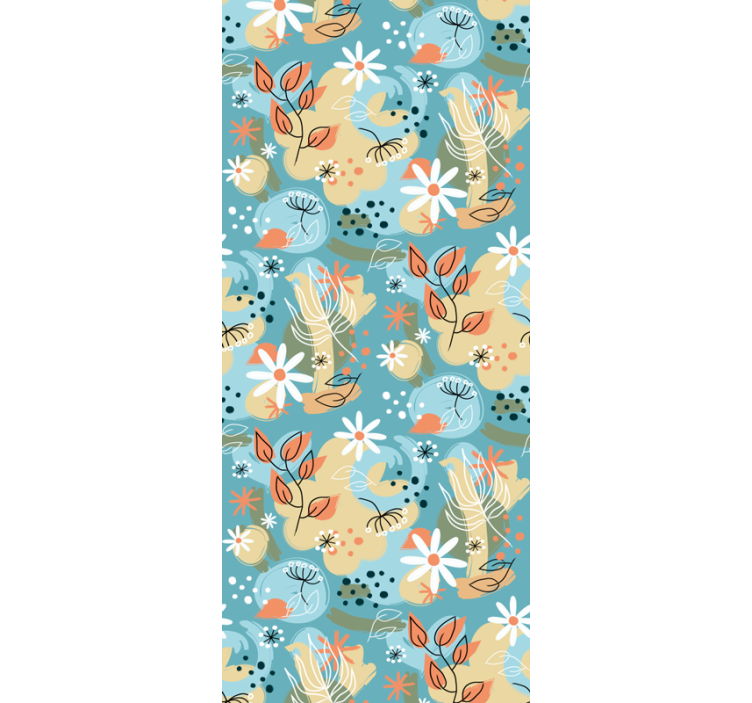 墙纸花卉清新花香 - TenStickers