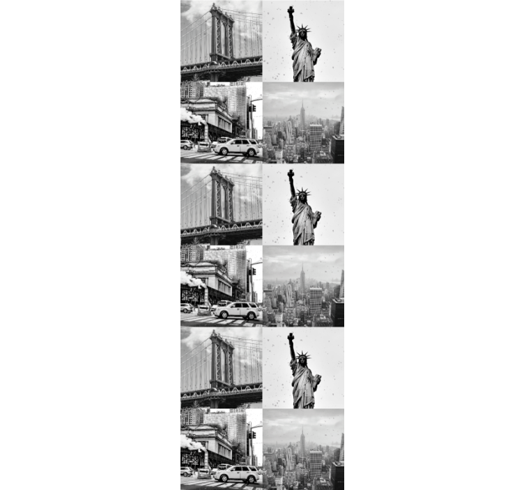 纽约壁纸城市拼贴画 - TenStickers