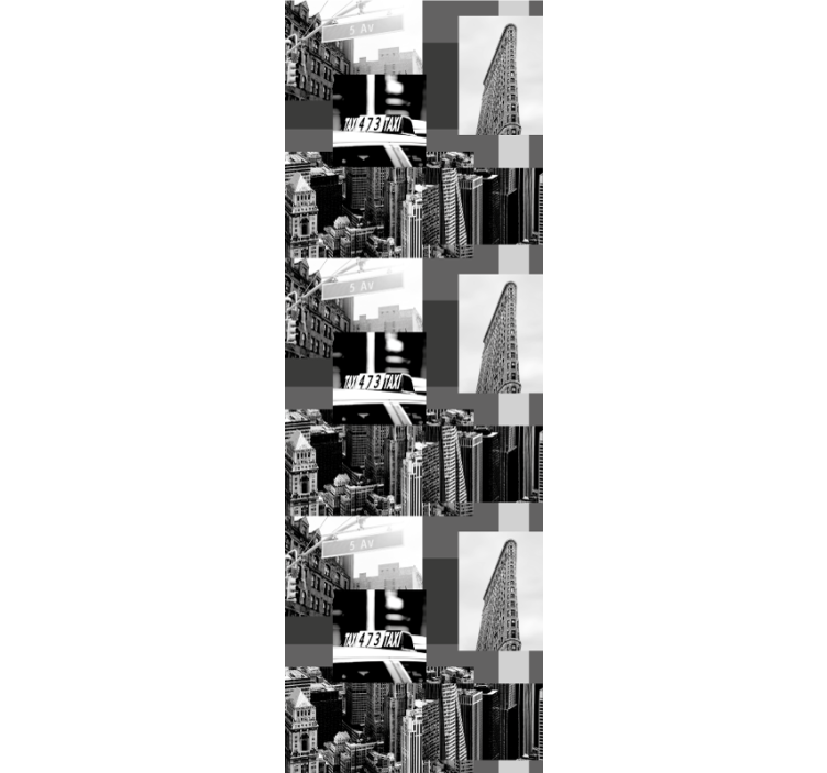 第五大道拼贴纽约壁纸 - TenStickers