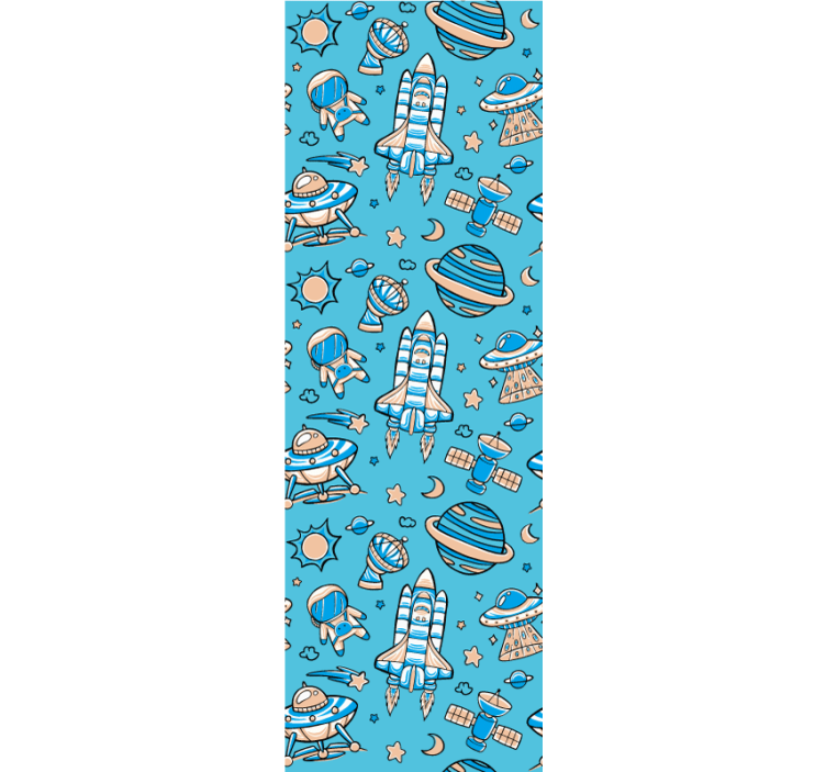 时尚墙纸 太空探索幻想 - TenStickers