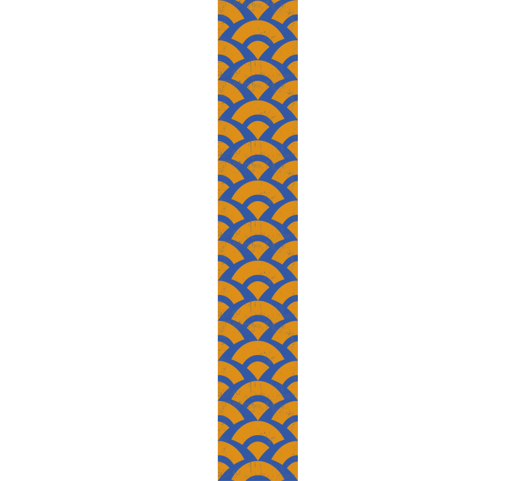 几何墙纸 几何拱形图案 - TenStickers