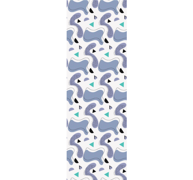 墙纸抽象 抽象形状合奏 - TenStickers