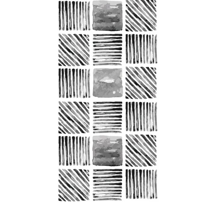 几何墙纸 抽象几何块 - TenStickers