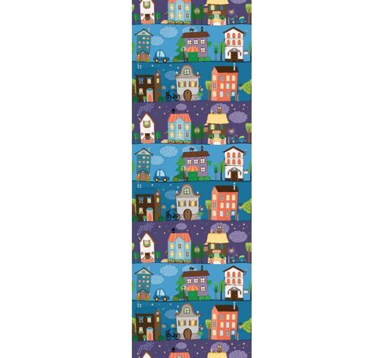 城市墙纸 城市故事时间 - TenStickers