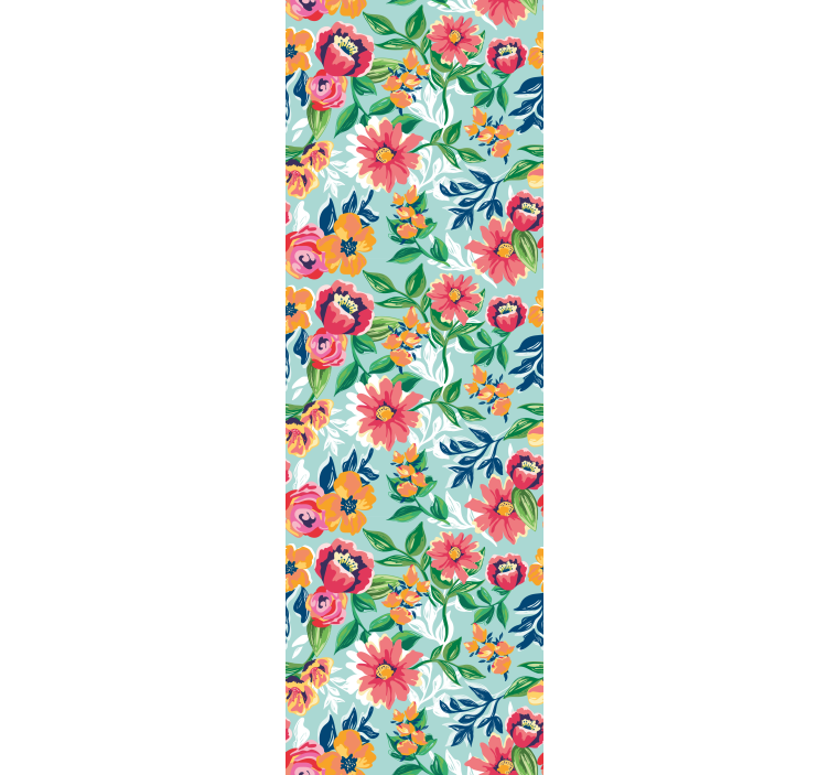 墙纸花卉花园设计 - TenStickers