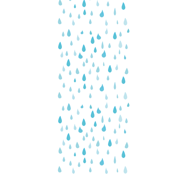 墙纸性能 雨滴图案 - TenStickers
