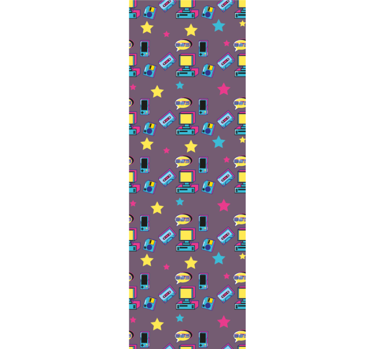 定制墙纸 复古游戏美学 - TenStickers