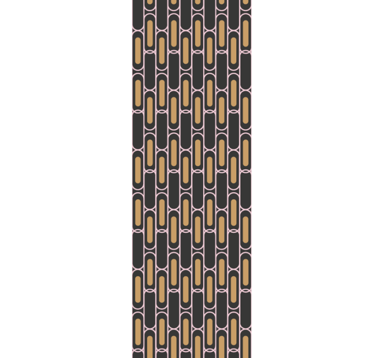 时尚墙纸几何线条排列 - TenStickers