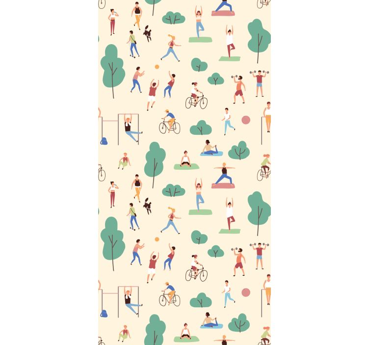 墙纸性能 户外运动 - TenStickers