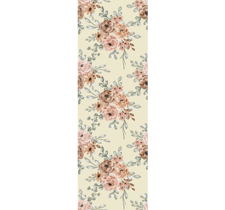 客厅装饰墙纸植物组合设计 - TenStickers