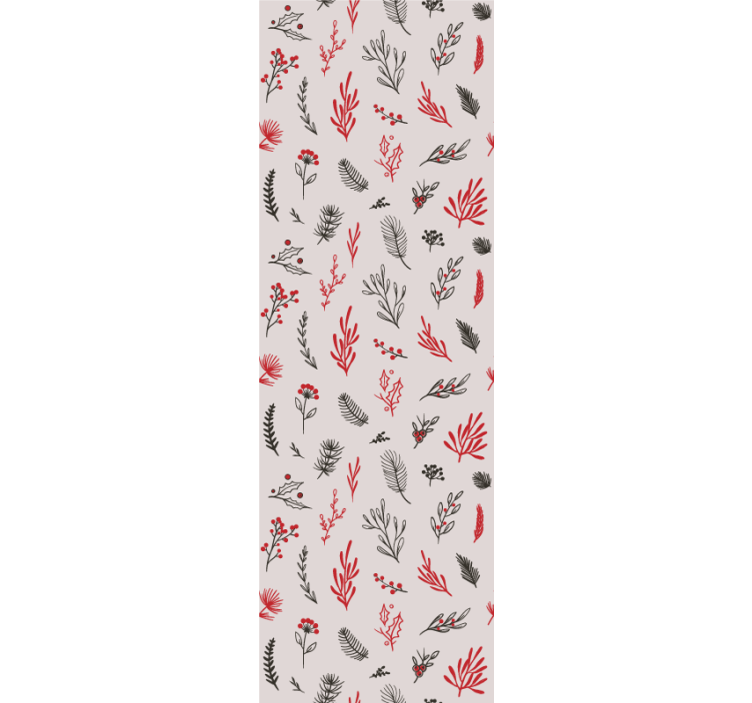 建筑墙纸展现粉色植物特色 - TenStickers