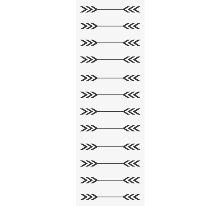 定制墙纸适合极简风格箭头图案 - TenStickers