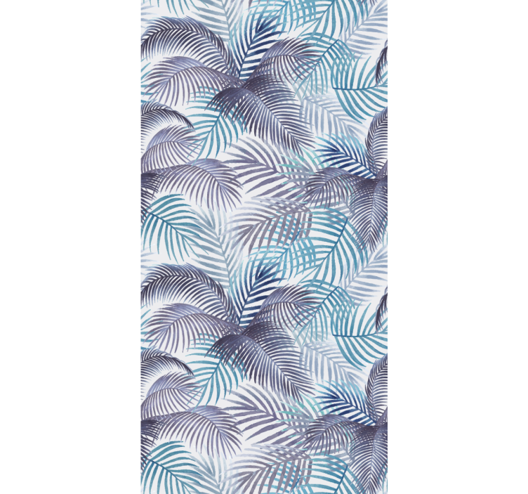 墙纸性能展现热带棕榈细节 - TenStickers