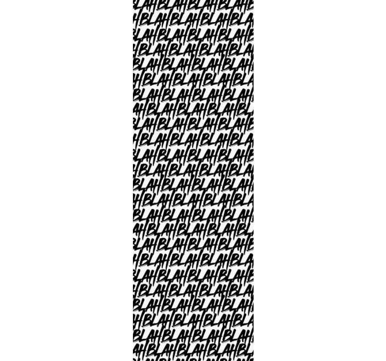 墙纸刻字采用独特的花纹设计 - TenStickers