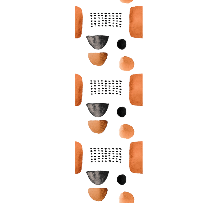 几何墙纸现代造型图案 - TenStickers