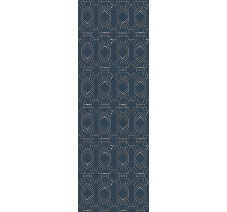 墙纸经典艺术装饰菱形 - TenStickers