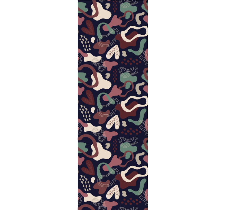 墙纸抽象流动几何图案 - TenStickers