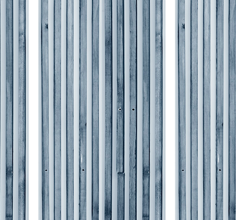 墙纸木质 垂直木板 - TenStickers