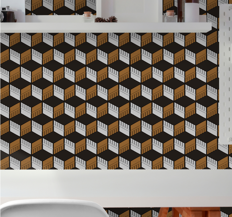 3d墙纸立体幻影艺术 - TenStickers