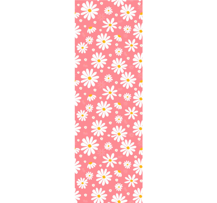墙纸花卉迷人的花卉图案 - TenStickers