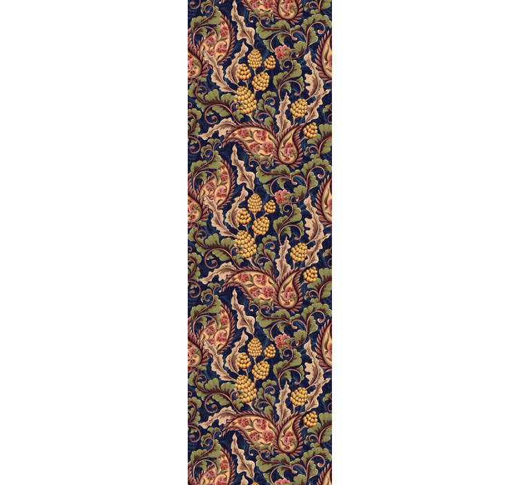 主卧墙纸优雅花卉排列 - TenStickers