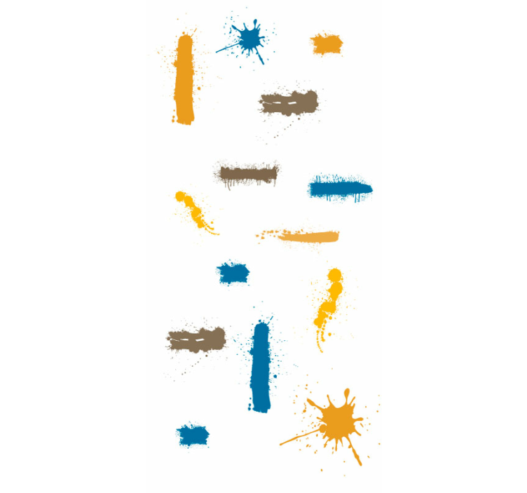 墙纸抽象 抽象绘画笔触 - TenStickers