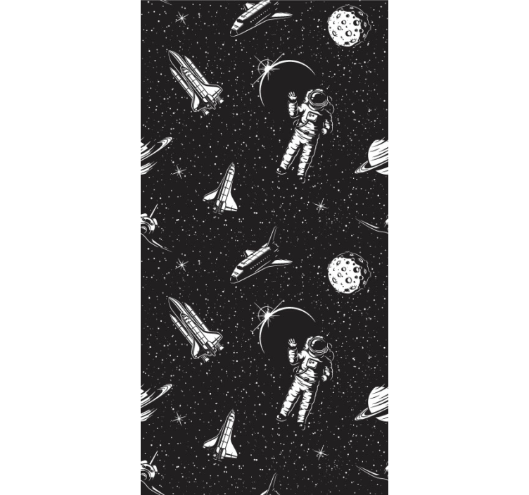 星星墙纸让您体验太空中的宇航员 - TenStickers