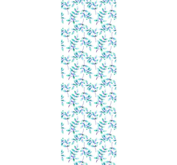 墙纸树叶植物绿意设计 - TenStickers