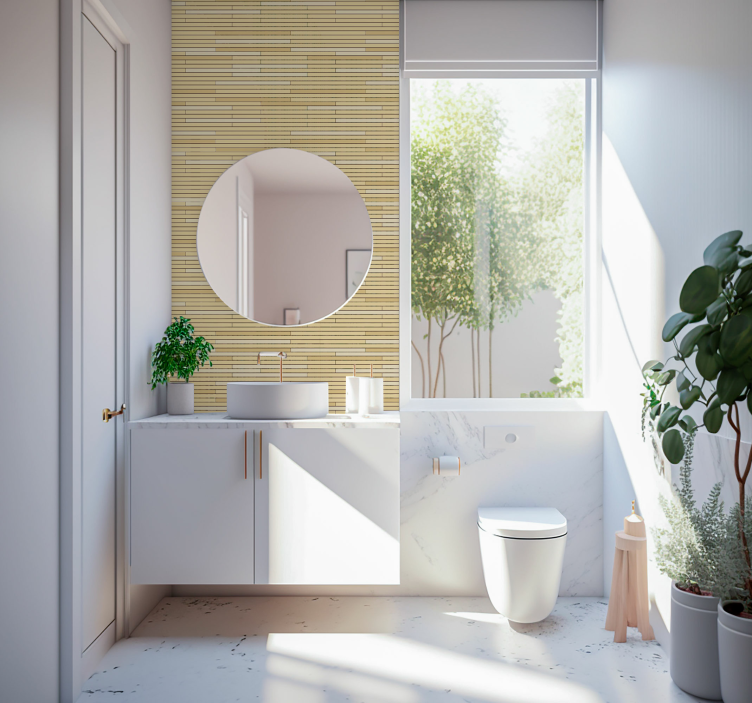 墙纸 砖块图案 - TenStickers