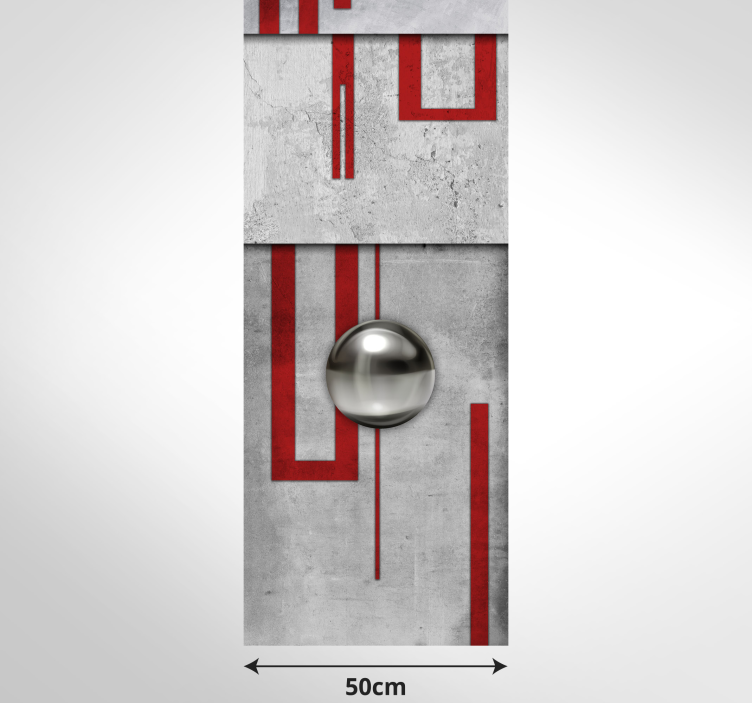 墙纸抽象 几何球形装饰品 - TenStickers