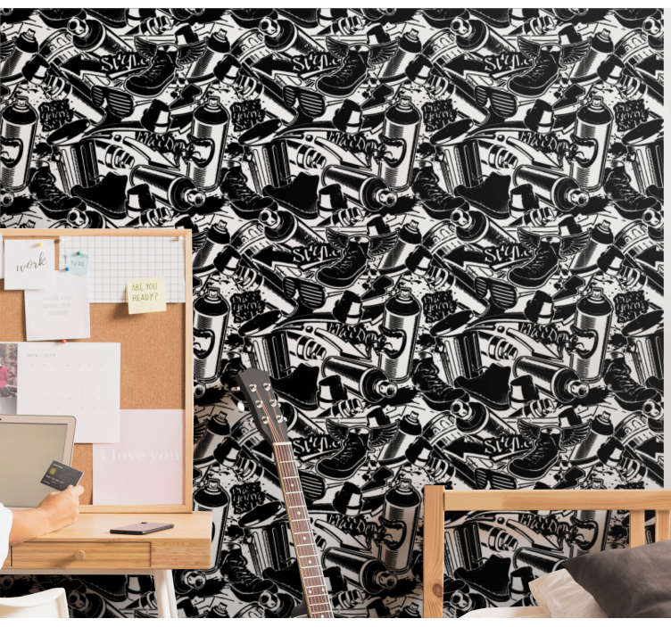 艺术墙纸 涂鸦必备品 - TenStickers