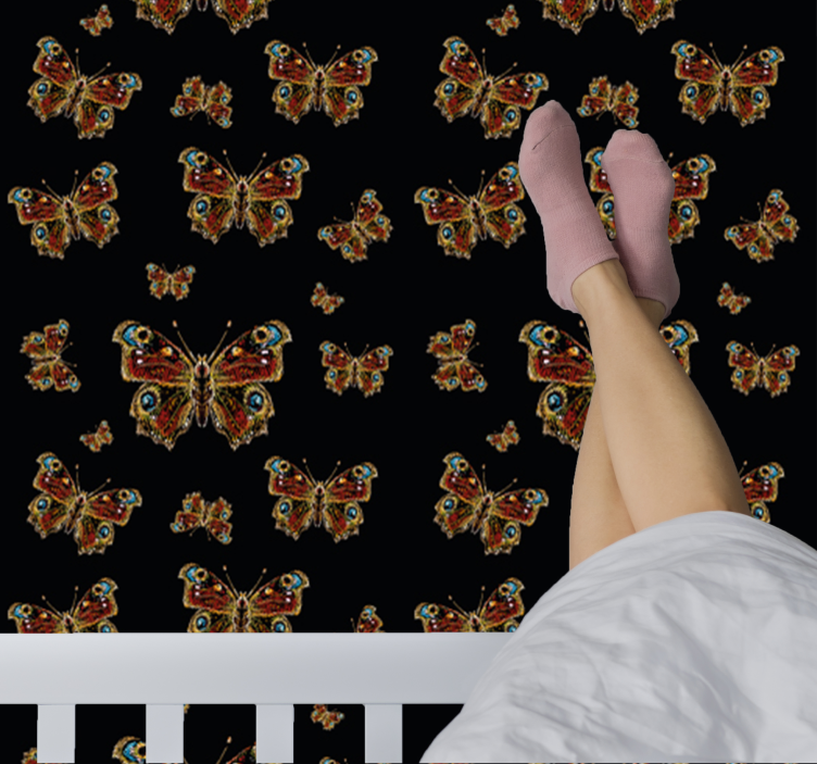 蝴蝶壁纸 蝴蝶系列 - TenStickers