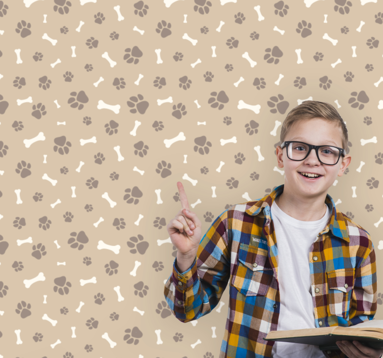 墙纸狗 犬的轮廓 - TenStickers