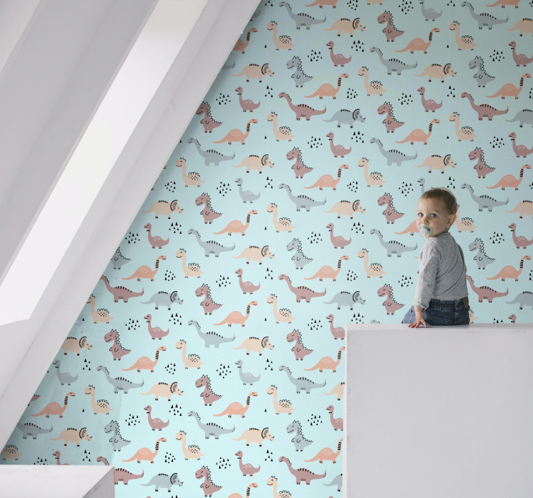 墙纸恐龙 恐龙游乐场 - TenStickers